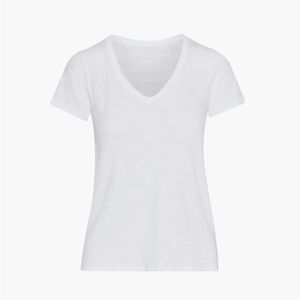 ATM SLUB JERSEY SCHOOLBOY V-NECK TEE- large (found)